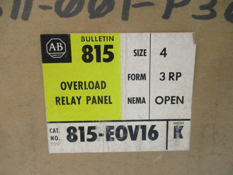 ALLEN BRADLEY 815-EOV16 SER. K (BR/YL) NSFS