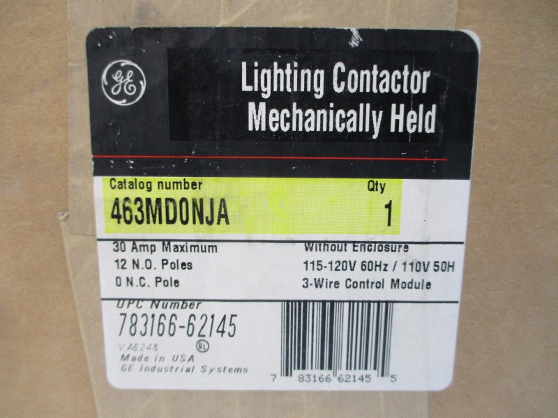 GENERAL ELECTRIC 463MD0NJA 110/115-120V 30A NSMP