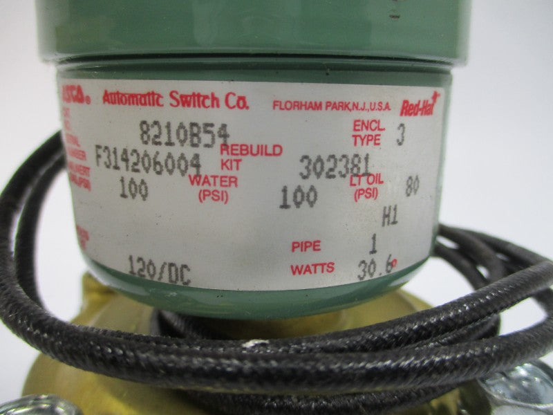 ASCO 8210B54 120VDC 80-100PSI 1" NSMP