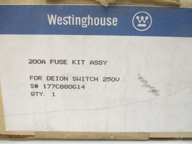 WESTINGHOUSE 177C880G14 250V 200A NSMP