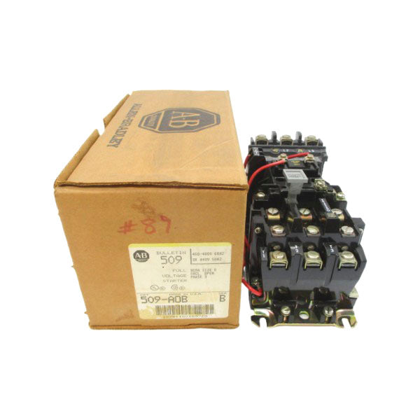ALLEN BRADLEY 509-AOB SER. B 460-480V 18A (BR/YL) NSMP