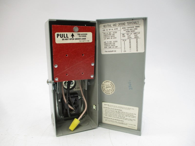 GENERAL ELECTRIC LW32F30 120/240V 30A NSMP
