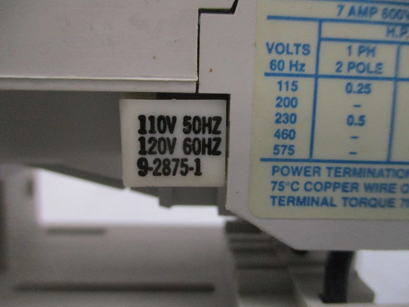 CUTLER HAMMER AE16ANS0AB SER. B1 110/120V 7A NSMP
