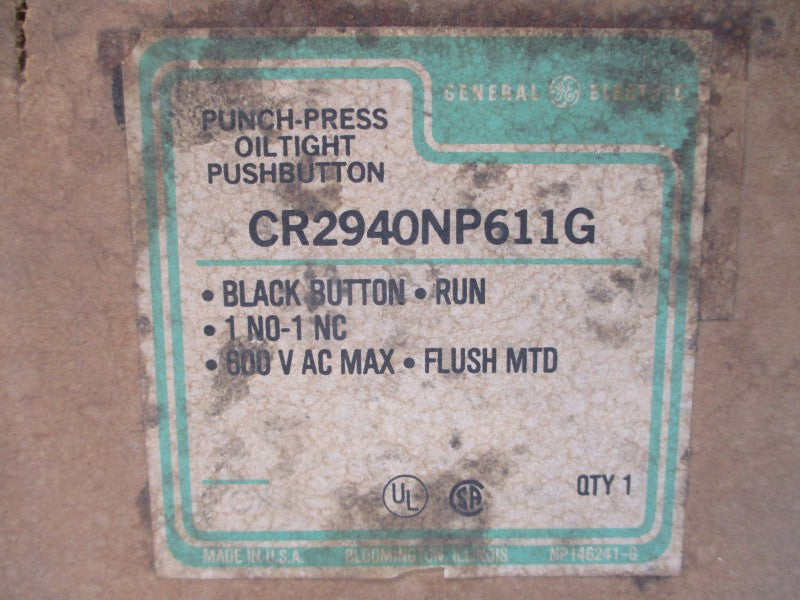 GENERAL ELECTRIC CR2940NP611G 600VAC NSFS
