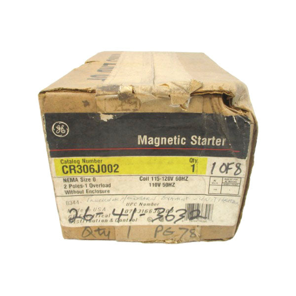 GENERAL ELECTRIC CR306J002 110/115-120V NSFS