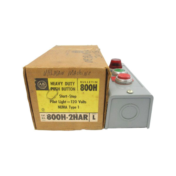 ALLEN BRADLEY 800H-2HAR SER. L 120V (BR/YL) NSMP