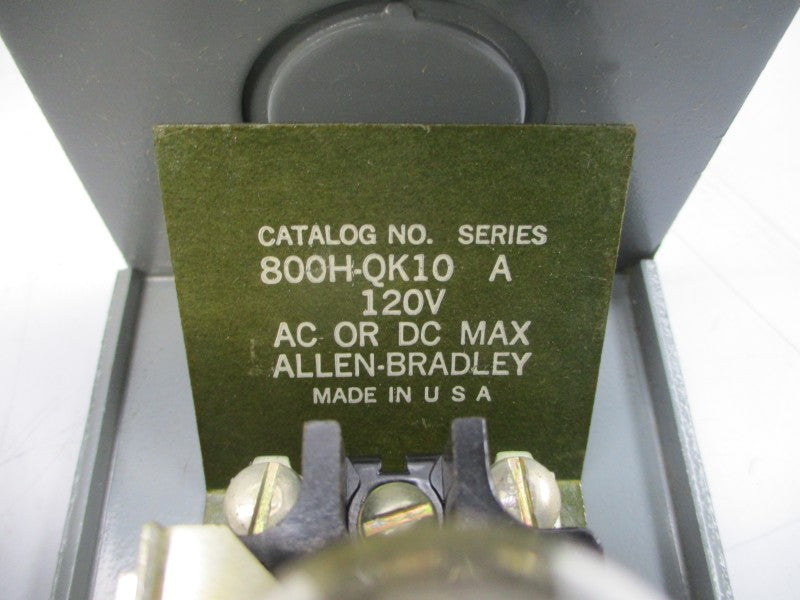 ALLEN BRADLEY 800H-2HAR SER. L 120V (BR/YL) NSMP