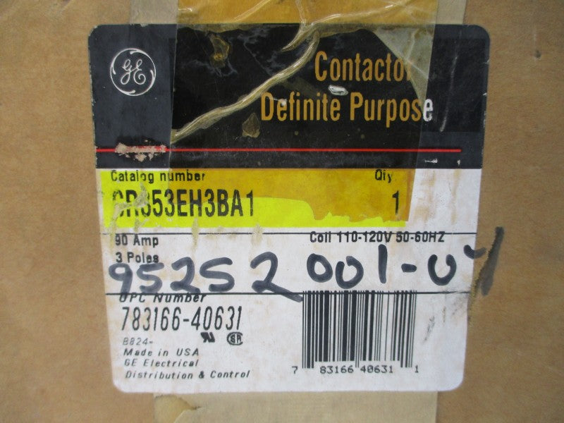 GENERAL ELECTRIC CR353EH3BA1 110/120V 90A NSMP