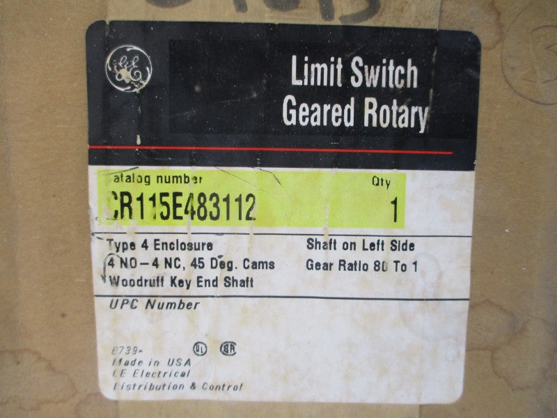 GENERAL ELECTRIC CR115E483112 NSFS