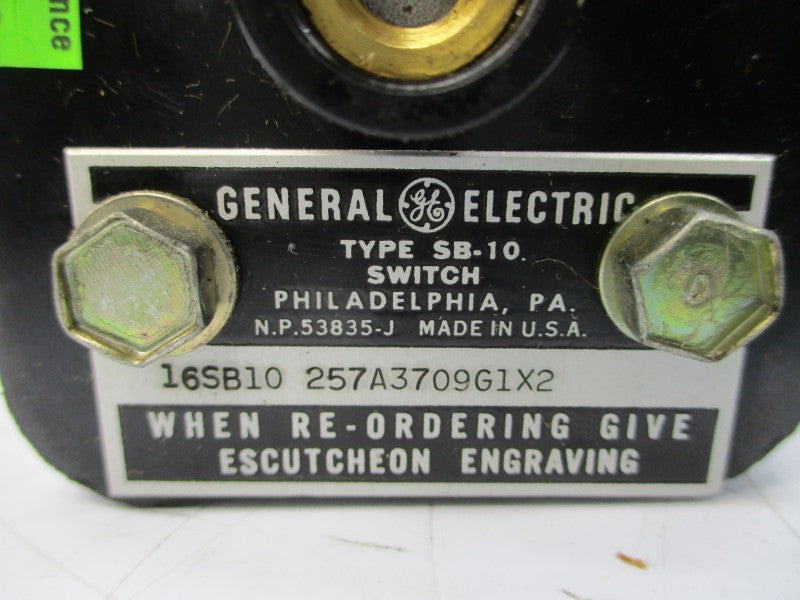 GENERAL ELECTRIC 16SB10257A3709G1X2 SB-10 NSMP