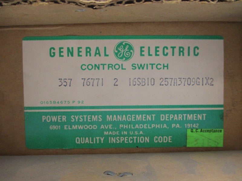 GENERAL ELECTRIC 16SB10257A3709G1X2 SB-10 NSMP