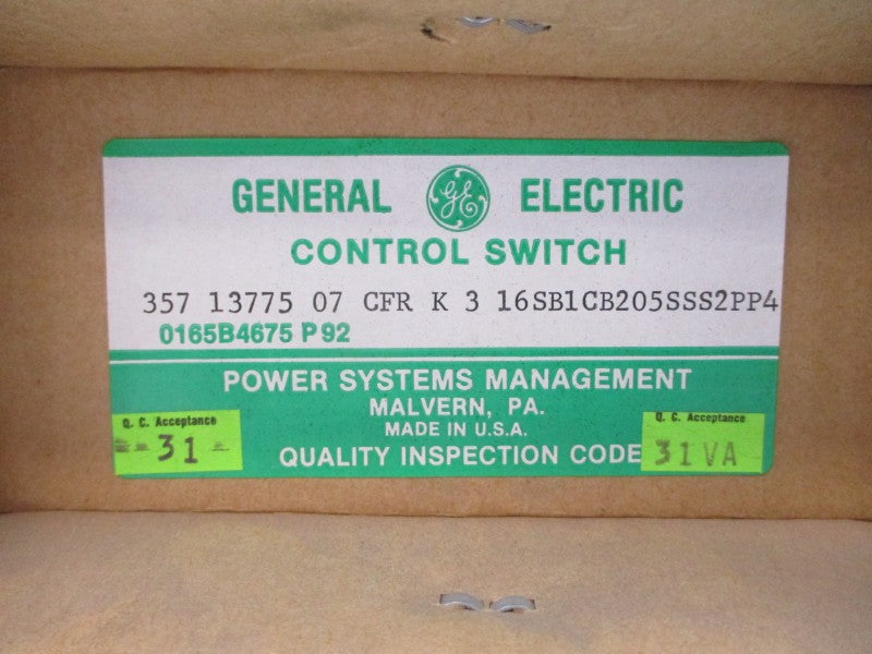 GENERAL ELECTRIC 16SB1CB205SSS2PP4 SB-1 NSMP