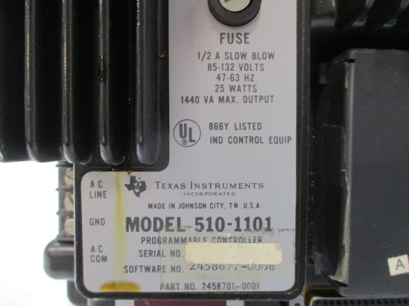 TEXAS INSTRUMENTS 2458701-0001 510-1101 85-132V 1/2A UNMP