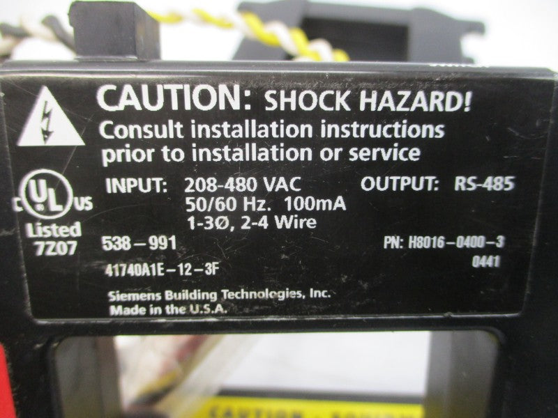 SIEMENS 538-991 208-480VAC 400A NSMP