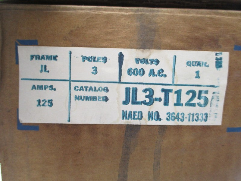GOULD JL3-T125 600VAC 125A NSMP