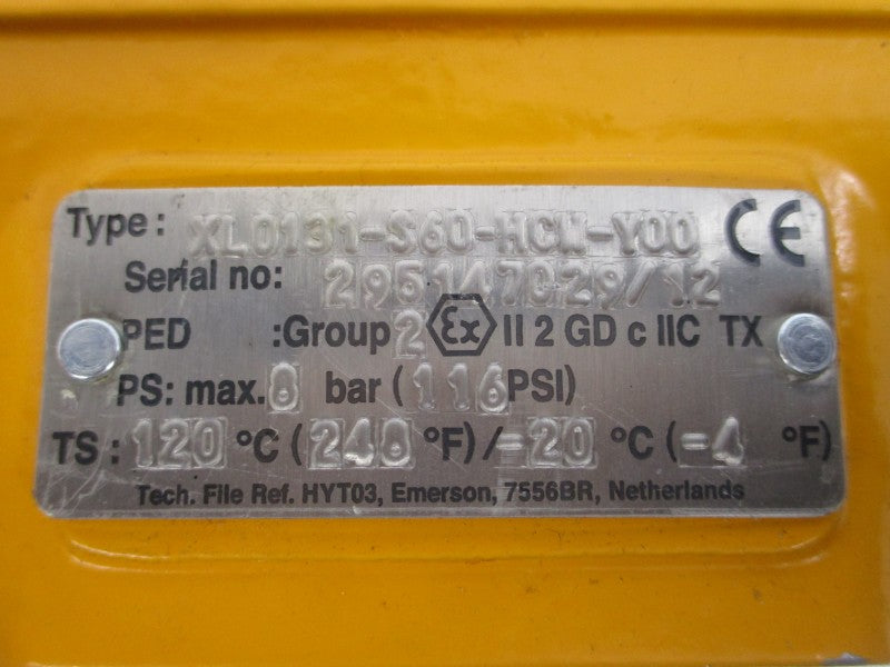 HYTORK 131 XL0131-S60-HCW-Y00 116PSI NSMP