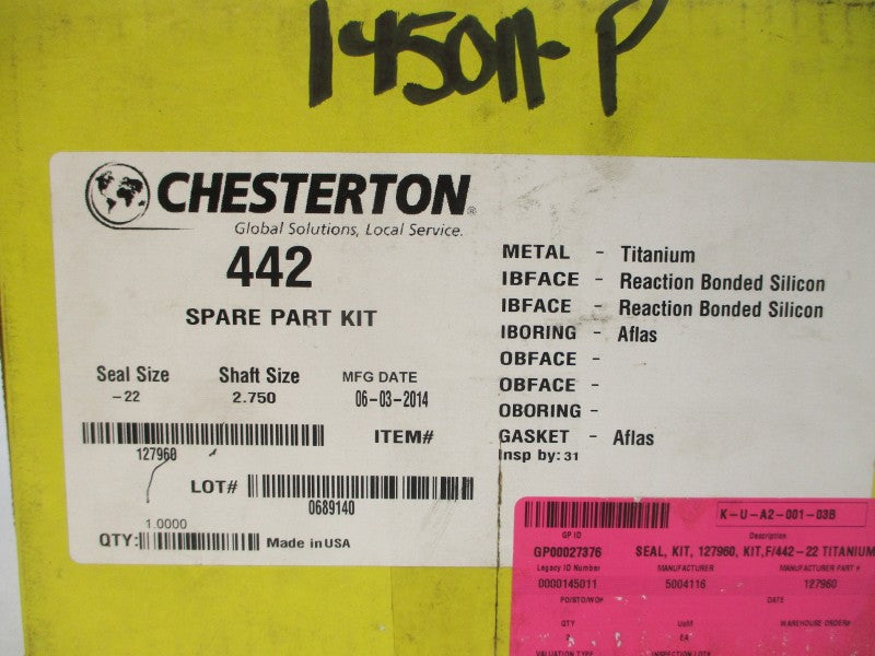 CHESTERTON 442 2.750" -22 NSMP