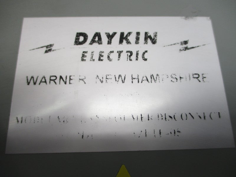 DAYKIN ELECTRIC M2F1F-05 480V UNMP