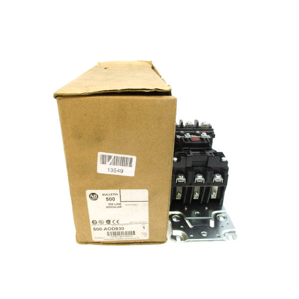 ALLEN BRADLEY 500F-AOD930 SER. 1 110/115-120V 18A (BR/WH) NSMP