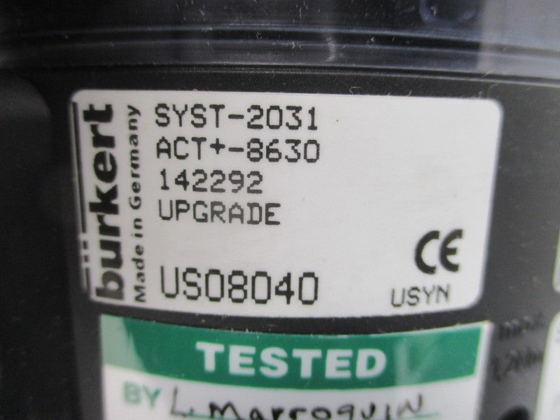 BURKERT SYST-2031-ACT+-8630 142292 US08040 24VDC NSMP
