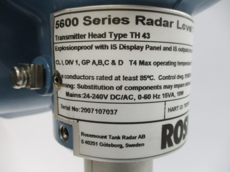 ROSEMOUNT 5601UE5P5C0PE34SPNNFC1 Z110129 24-240VAC/DC NSMP