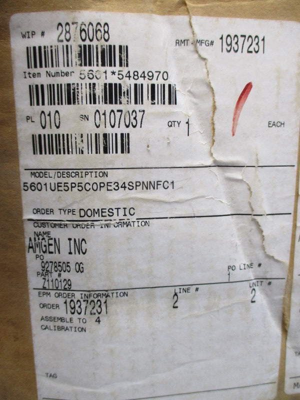 ROSEMOUNT 5601UE5P5C0PE34SPNNFC1 Z110129 24-240VAC/DC NSMP