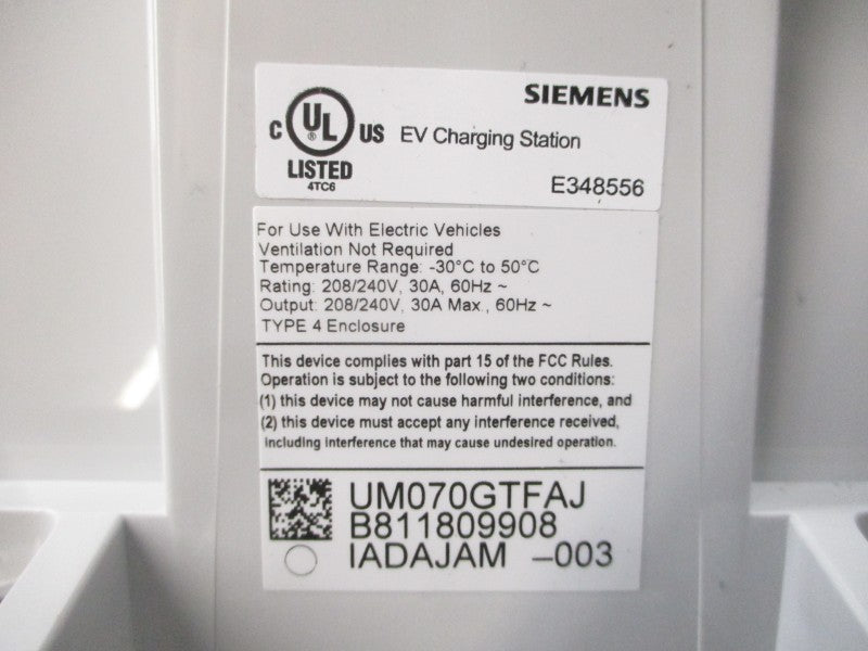 SIEMENS VCSG30GCPUW 208-240VAC 30A NSMP