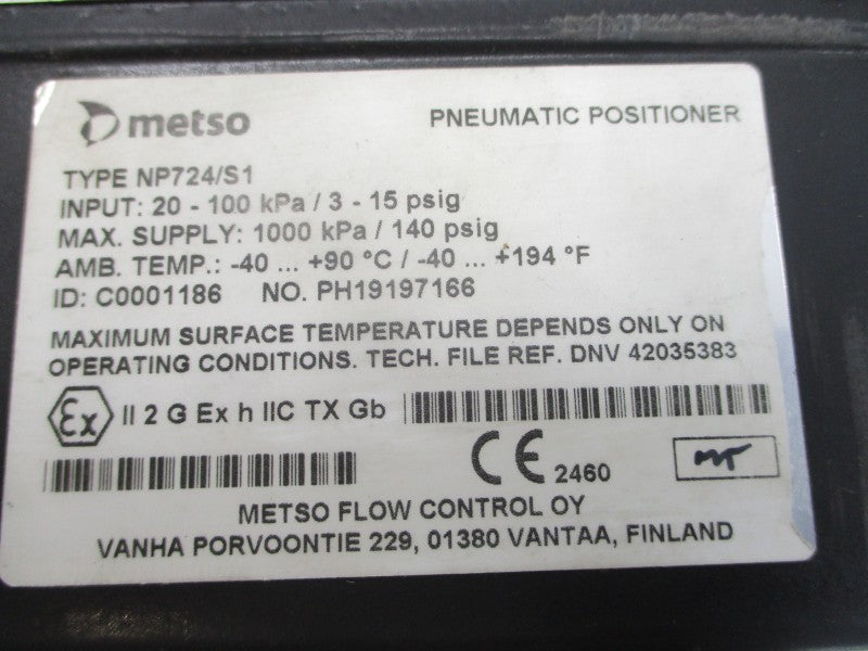 JAMESBURY NPS3 3815W113600XZC 170/275PSI NSNP