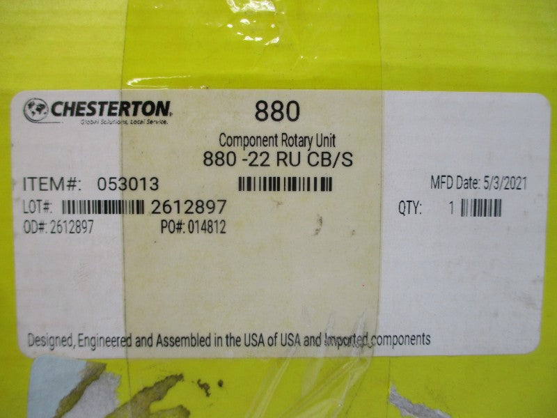 CHESTERTON 880 880-22RUCB/S 053013 2-3/4" NSMP