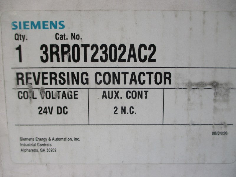 SIEMENS 3RR0T2302AC2 24VDC 35A NSMP