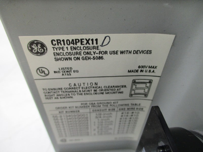 GENERAL ELECTRIC CR104PEX11D NSMP