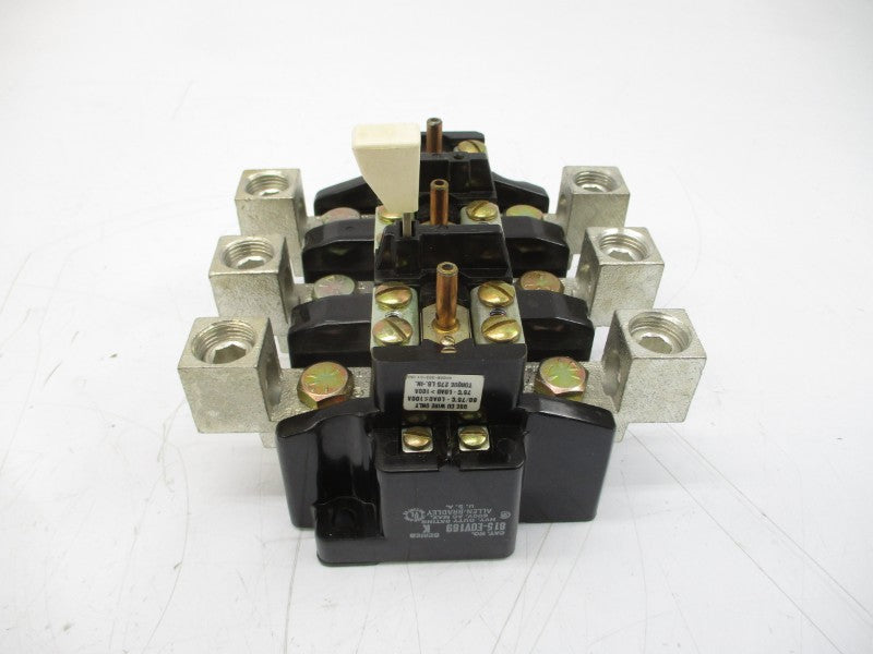 ALLEN BRADLEY 815-EOV169 SER. K 600VAC (BR/WH) NSMP