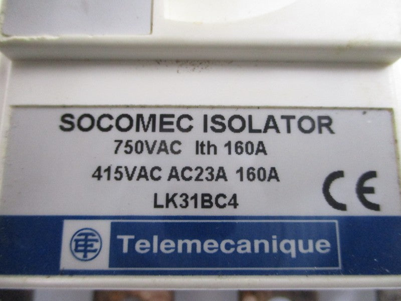 TELEMECANIQUE LK31BC40 750VAC 160A NSMP
