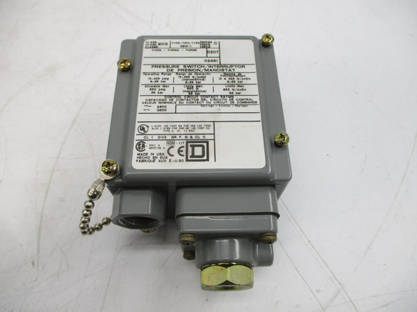 SQUARE D 9012GBW1 SER. C 220.0PSI NSMP
