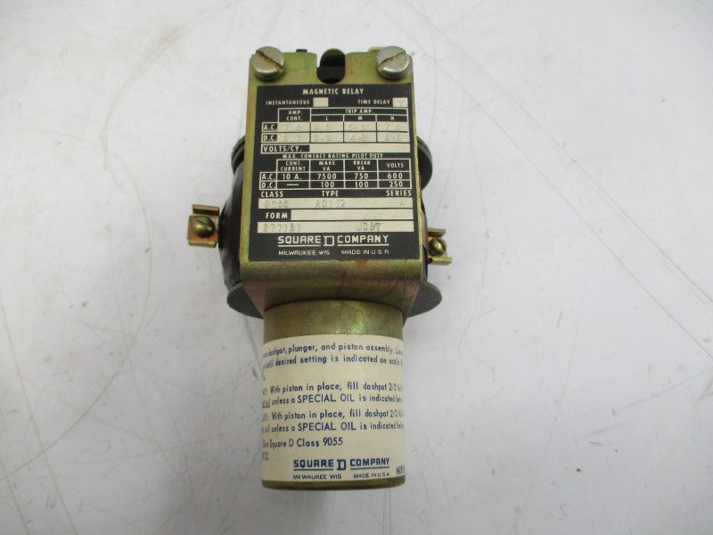 SQUARE D 9055AO-112 SER. A 600VAC 3.5-7.0A NSMP