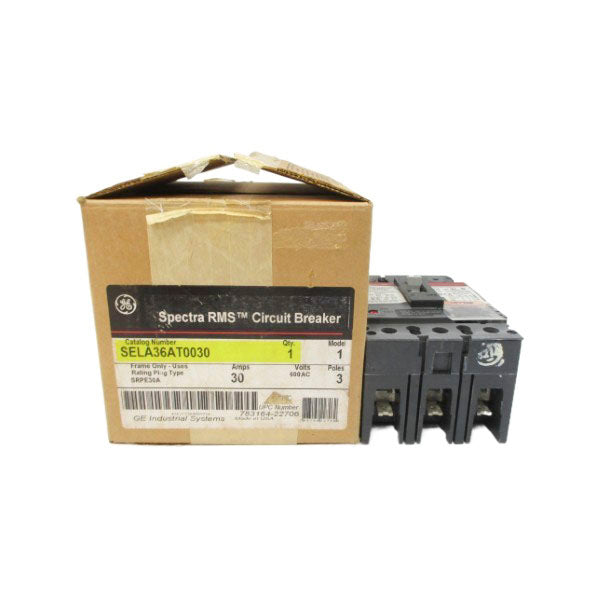 GENERAL ELECTRIC SELA36AT0030 600VAC 30A NSMP