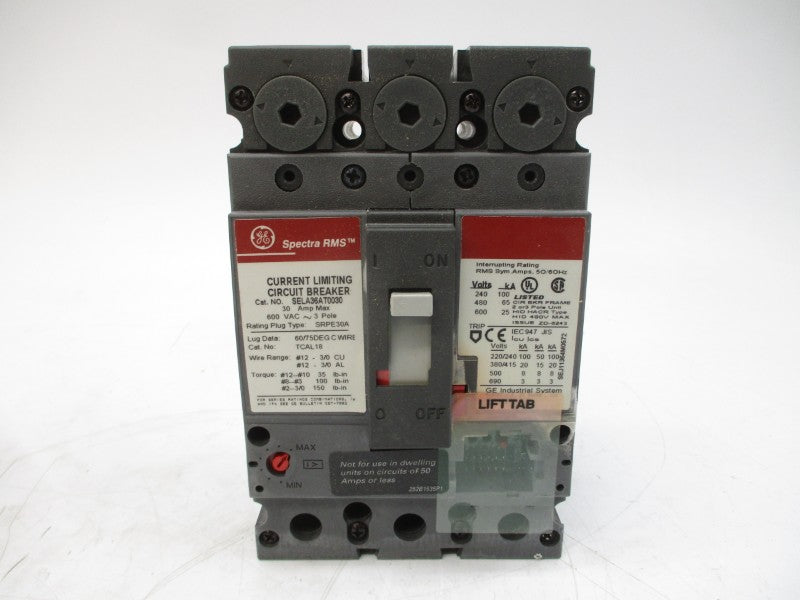GENERAL ELECTRIC SELA36AT0030 600VAC 30A NSMP