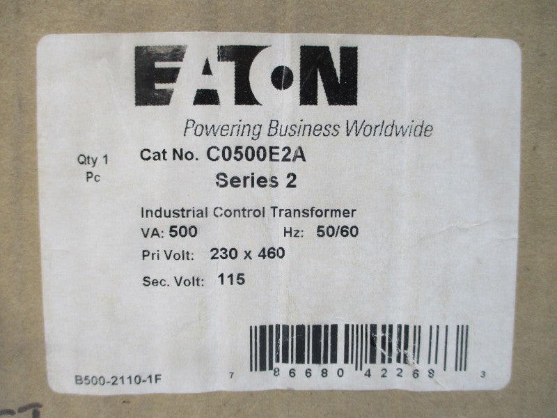 EATON C0500E2A SER. 2 230/460V NSMP