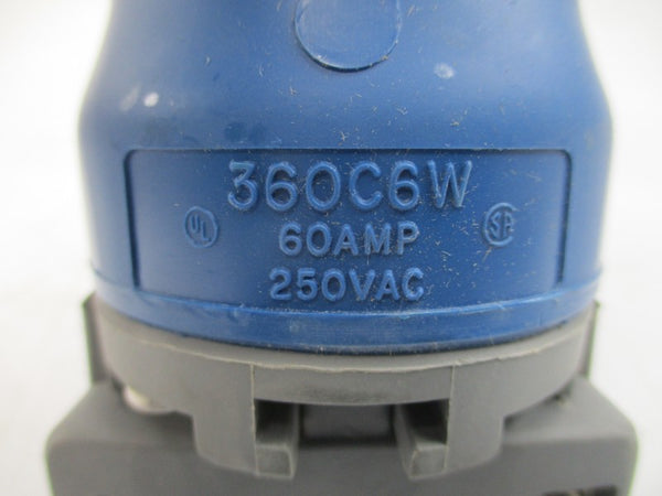 HUBBELL HBL360C6W 250VAC 60A NSMP