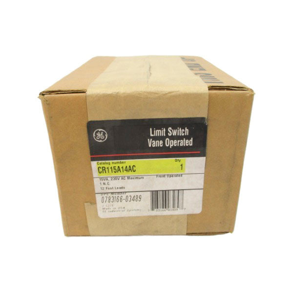 GENERAL ELECTRIC CR115A14AC 230VAC NSFS