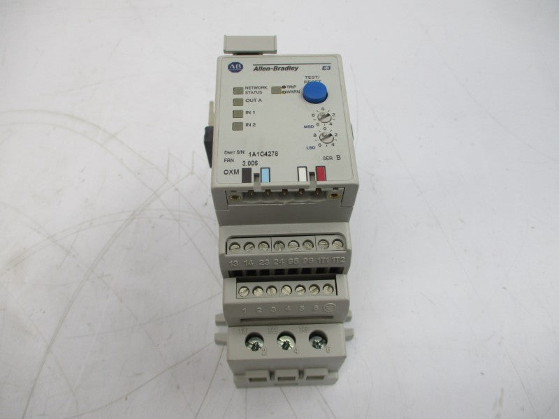 ALLEN BRADLEY 592-EC1DC SER. B 24VDC 9-45A (BR/WH) NSMP