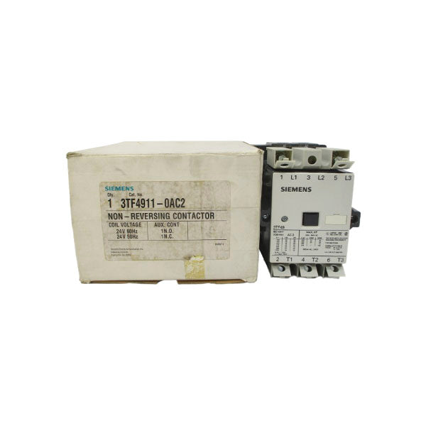 SIEMENS 3TF4911-0AC2 24V 105A NSMP
