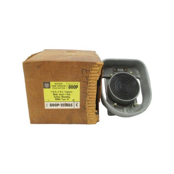 ALLEN BRADLEY 800P-1S1NBS SER. C 600V (AS PICTURED) (BR/YL) NSMP