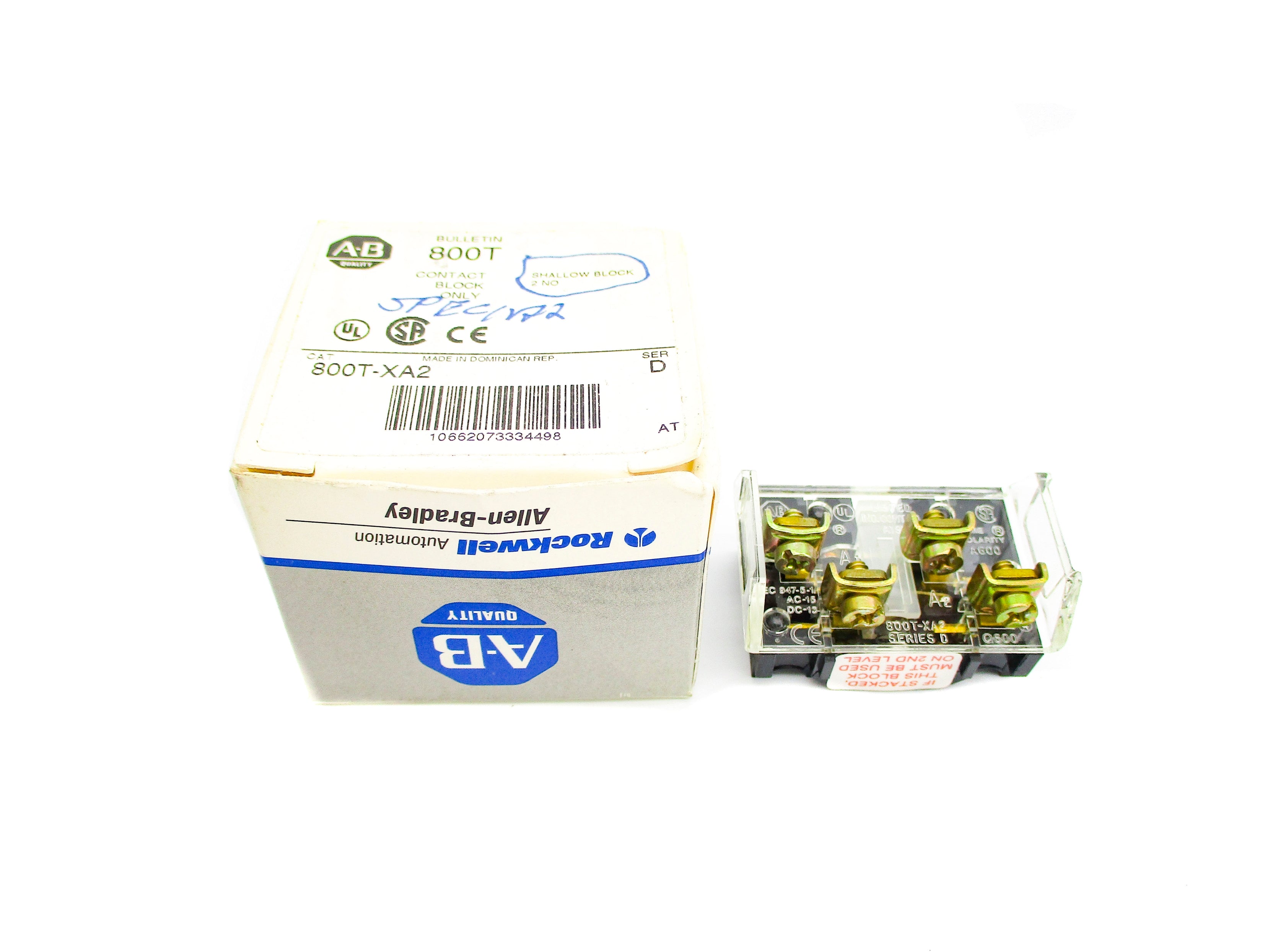 INDUSTRIAL SPARE PART 800T-XA2 SER. D (GY/BL) NSMP