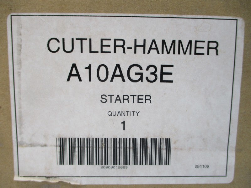 CUTLER HAMMER A10AG3 SER. A1 460/575V 9A NSMP