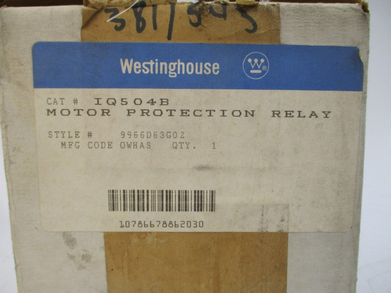 WESTINGHOUSE IQ504B 9966D63G02 220-240V NSMP
