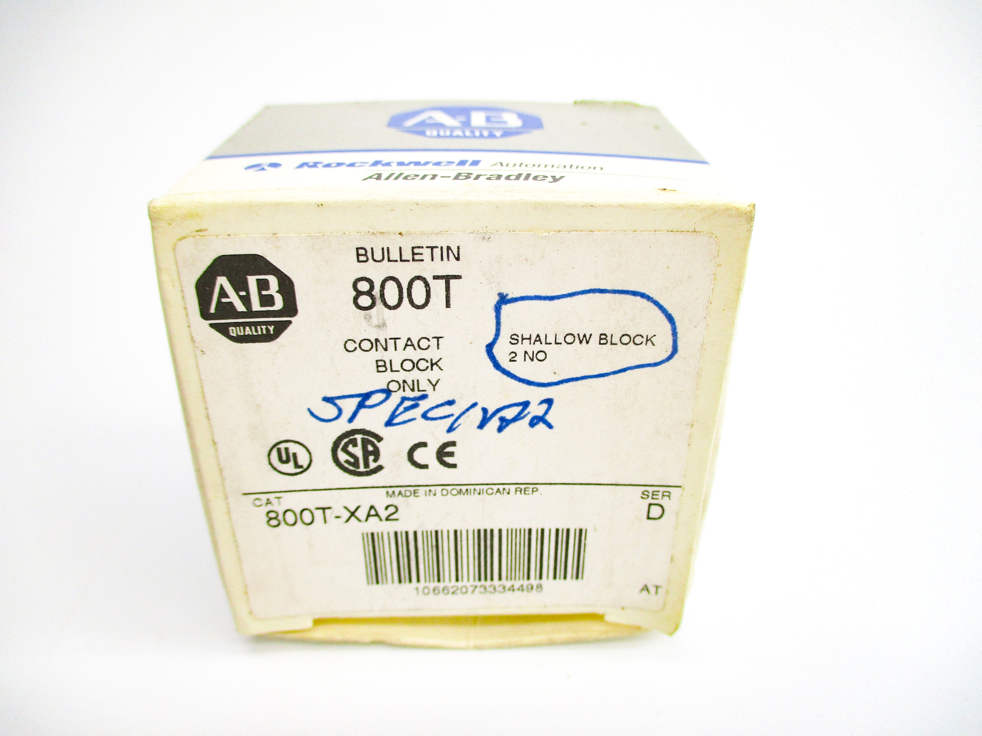 INDUSTRIAL SPARE PART 800T-XA2 SER. D (GY/BL) NSMP