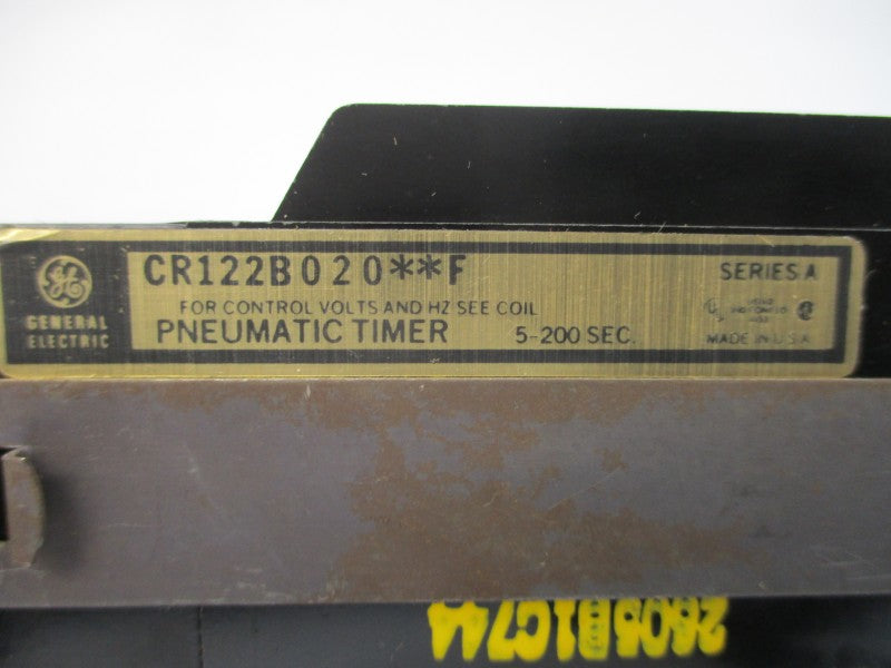 GENERAL ELECTRIC CR122B02022F SER. A 110/120V 0.5/1.0A 5-200S NSMP