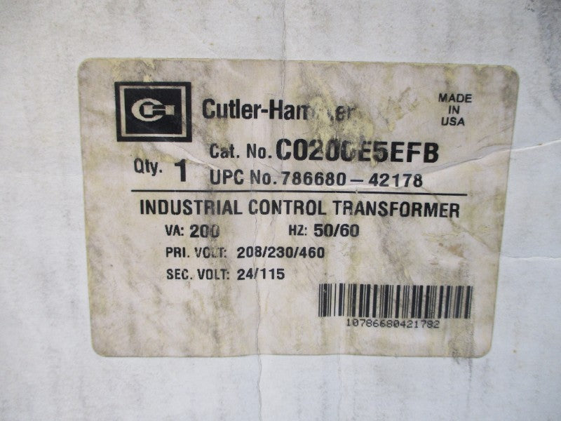 CUTLER HAMMER C0200E5EFB 460V NSMP