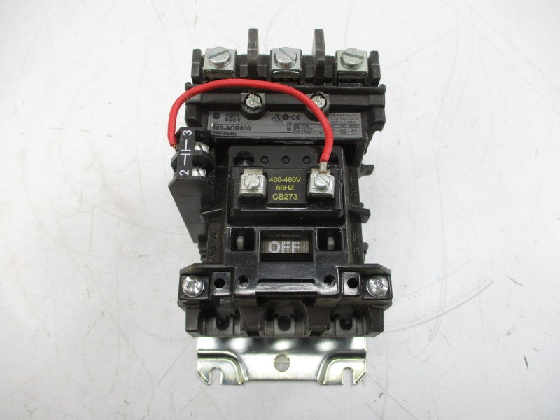 ALLEN BRADLEY 500-AOB930 SER. B 460-480V 18A (BR/WH) NSMP
